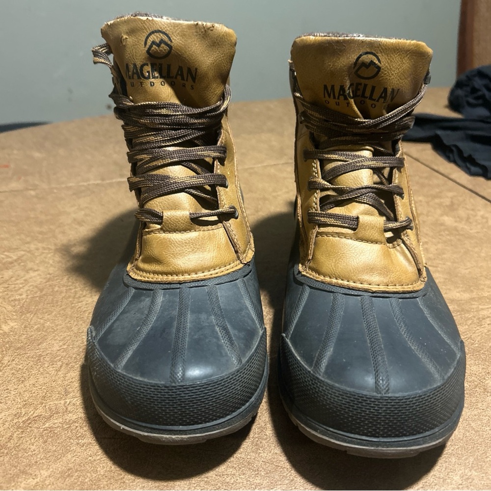Magellan Outdoors Outdoor Men's Tan and Black Boots